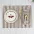 Linen Cotton Napkins Table Mats Set - Rectangle Placemats