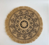 Round Boho Placemats Vintage - Jute Cotton Hemp - Set of 2/4