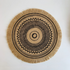 Round Boho Placemats Vintage - Jute Cotton Hemp - Set of 2/4
