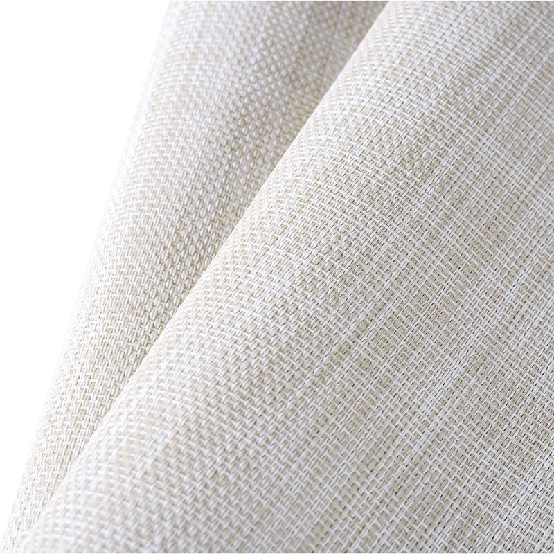 Blue Gray Red PVC Vinyl Placemats - Modern Table Set of 2/4