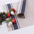 Blue Gray Red PVC Vinyl Placemats - Modern Table Set of 2/4