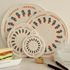 Large Round Cotton Placemats Set - Kitchen Dining Table Mats