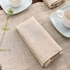 Premium White Cotton Linen Napkins Placemats - Set of 2/4