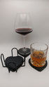 Natural Stone Slate Coasters - Set of 4 with Holder Thick