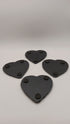 Natural Stone Slate Coasters - Set of 4 with Holder Thick