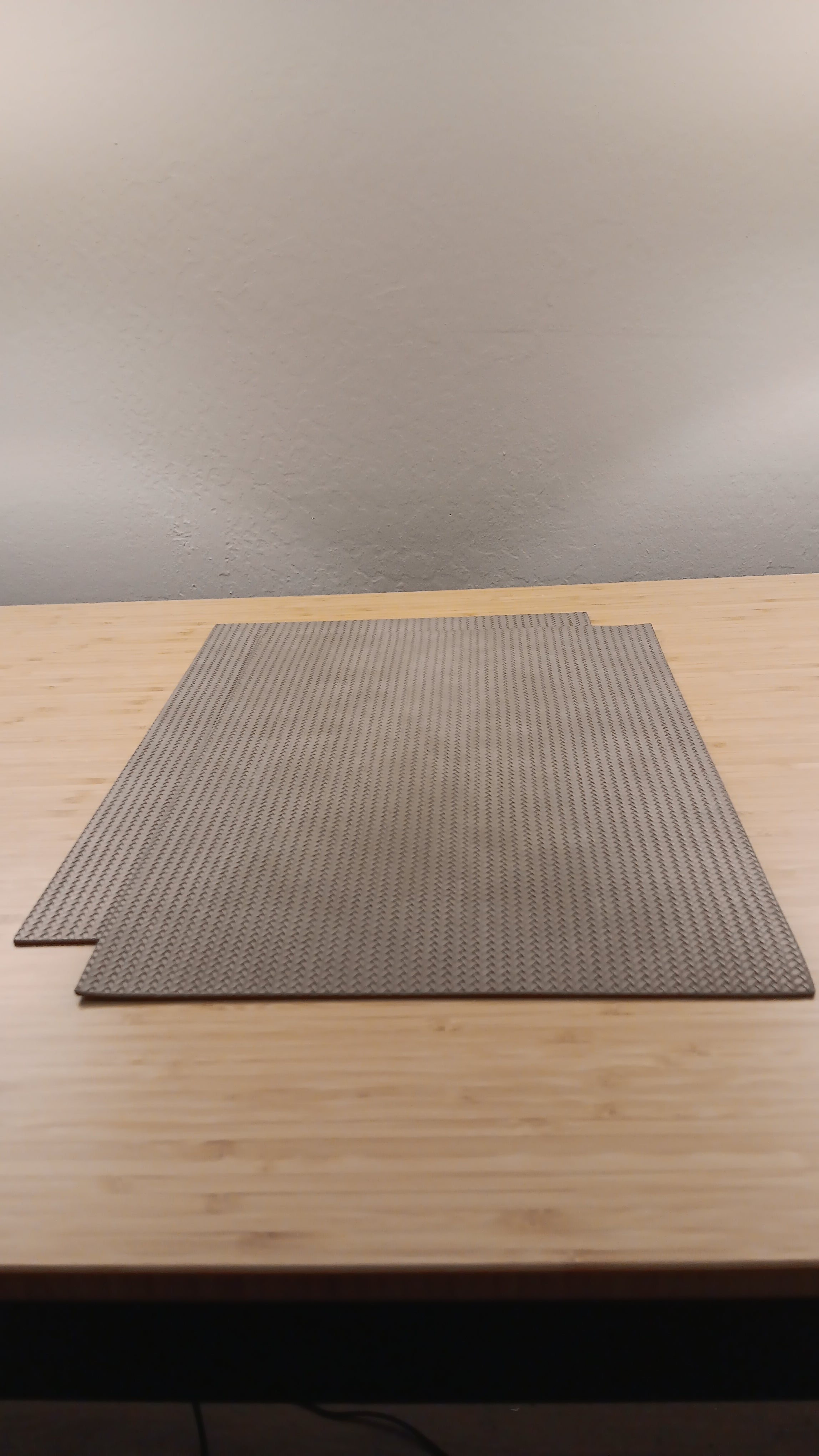 Exquisite Leather Placemats Dark Blue Green Gray Set of 2/4