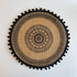 Round Boho Placemats Vintage - Jute Cotton Hemp - Set of 2/4