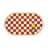 Checkered Leather Placemats - Waterproof Table Mats Set 2/4