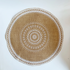 Round Boho Placemats Vintage - Jute Cotton Hemp - Set of 2/4