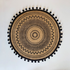 Round Boho Placemats Vintage - Jute Cotton Hemp - Set of 2/4