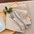 Premium White Cotton Linen Napkins Placemats - Set of 2/4