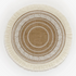Round Boho Placemats Vintage - Jute Cotton Hemp - Set of 2/4