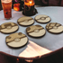 Set of 6 Pokeball Wooden Coasters - Handmade Gift - Housewarming - Wood Kitchenware