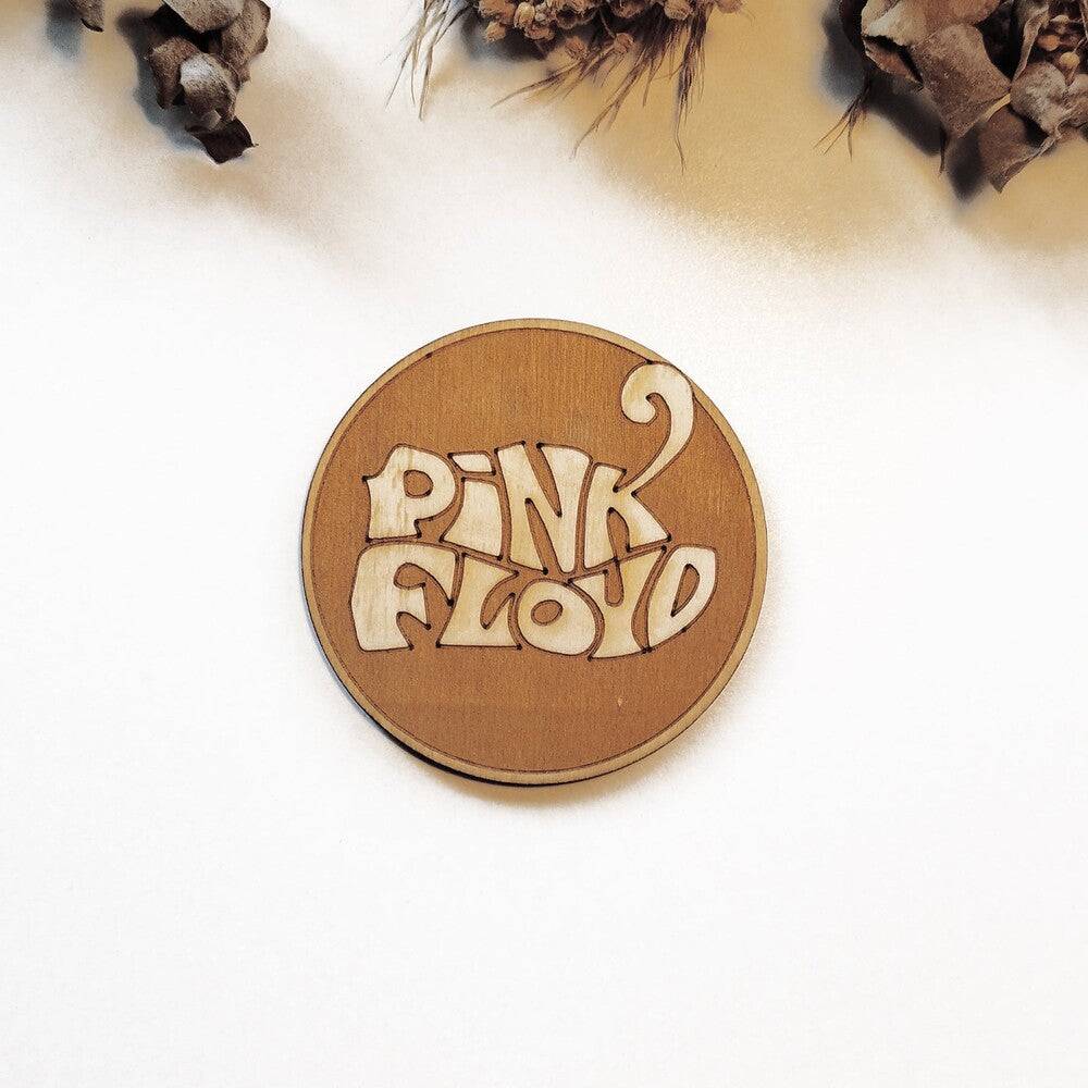 Handmade Pink Floyd wooden coasters , perfect housewarming gift.