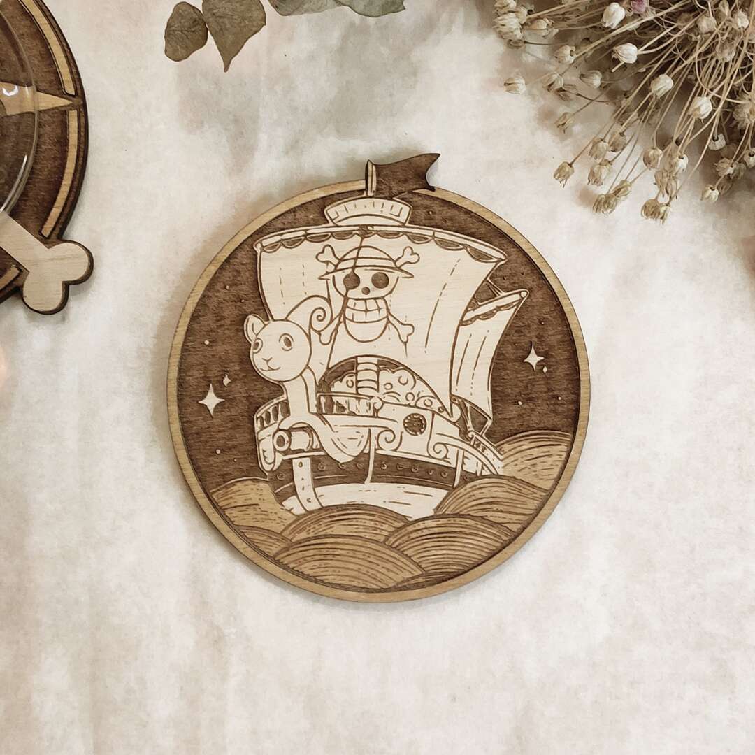 DECANTRE's Handcrafted Wooden Coasters – Thousand Sunny Ship