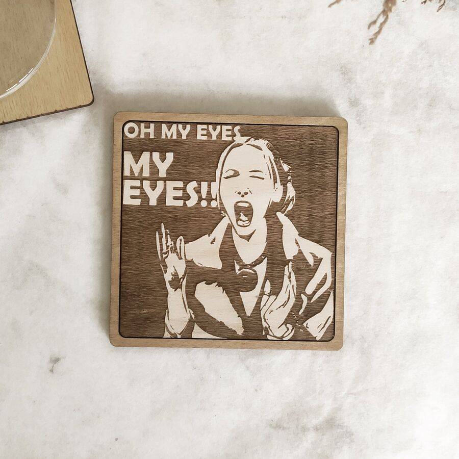 Handmade Friends Wooden Coasters