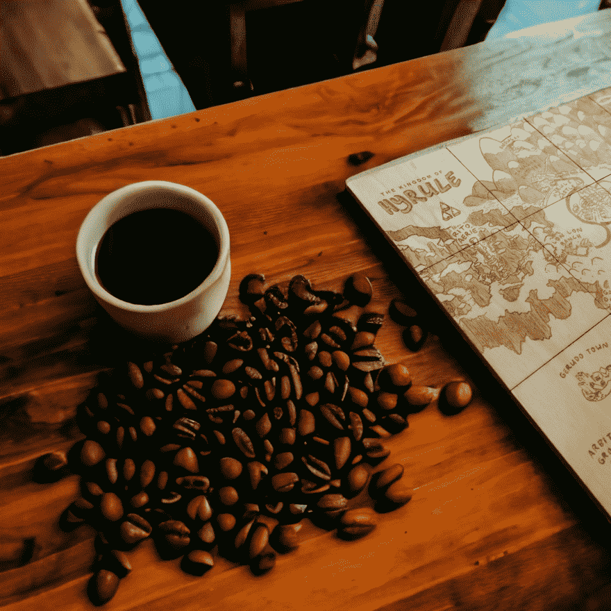 Hyrule Map Coasters - Legend of Zelda Wooden Kitchenware