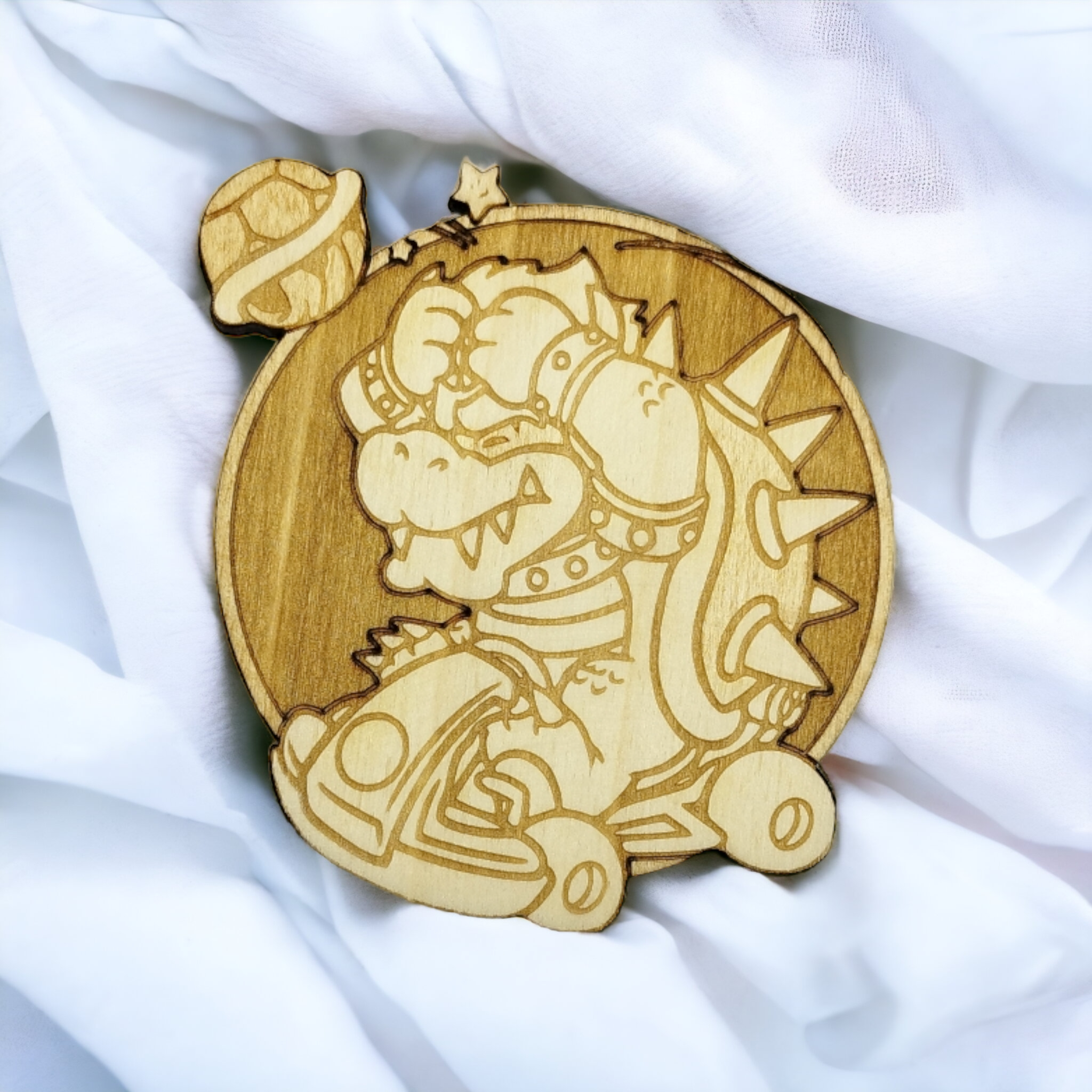 Set of 6 Mario Kart Wooden Coasters - Handmade Gift - Housewarming - Wood Kitchenware - Guardians of The Galaxy-3