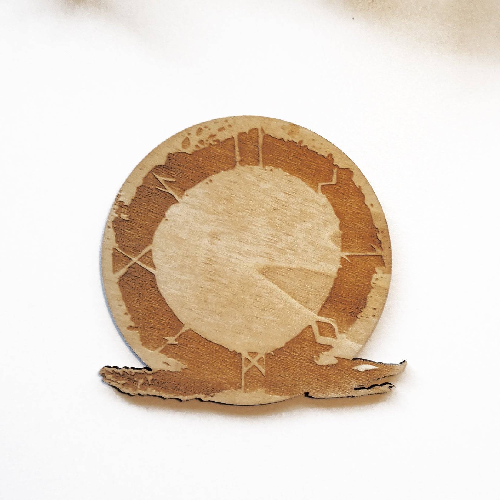 Set of 6 God of War Wooden Coasters - Handmade Gift - Housewarming - Wood Kitchenware-7