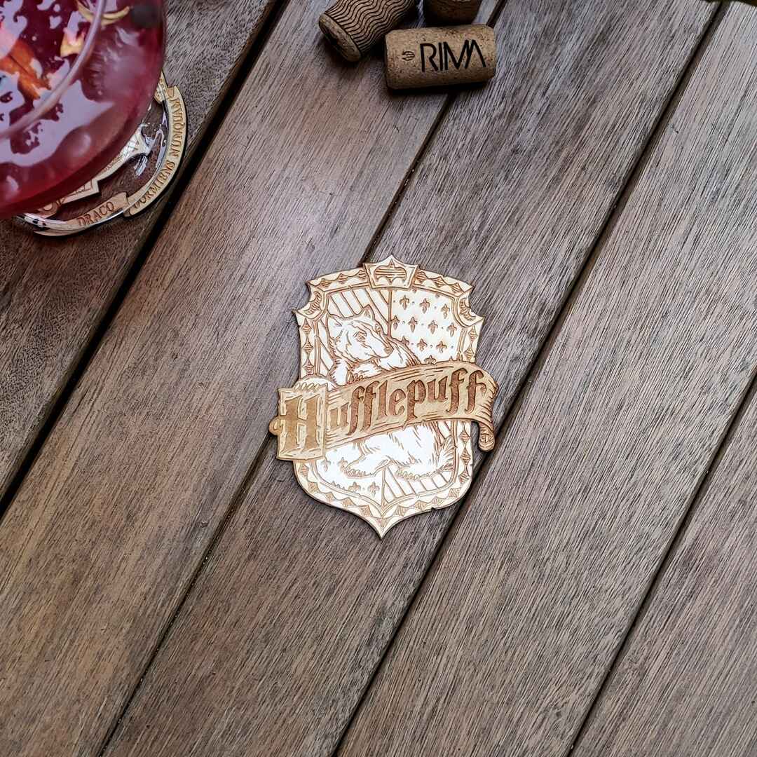 Magical Hufflepuff Harry Potter Coasters Set - Perfect for All Occasions