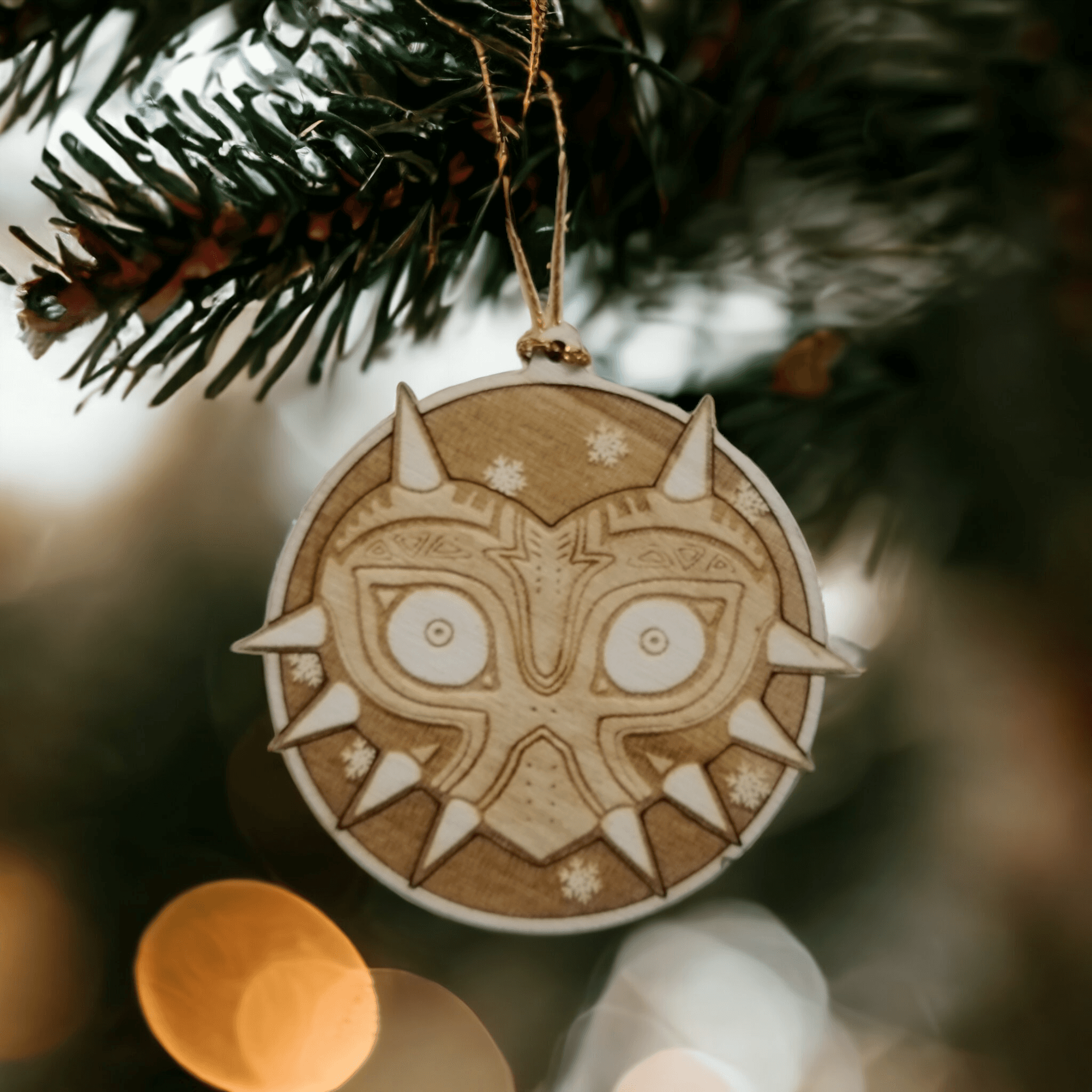 Set of 6 Legend of Zelda Ornaments Wooden Coasters - Handmade Gift - Housewarming - Wood Kitchenware-5